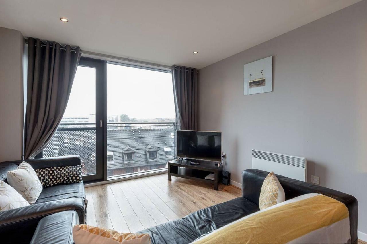Modern Riverfront Apt. 10 Mins From Hydro/Secc Glasgow Exterior foto