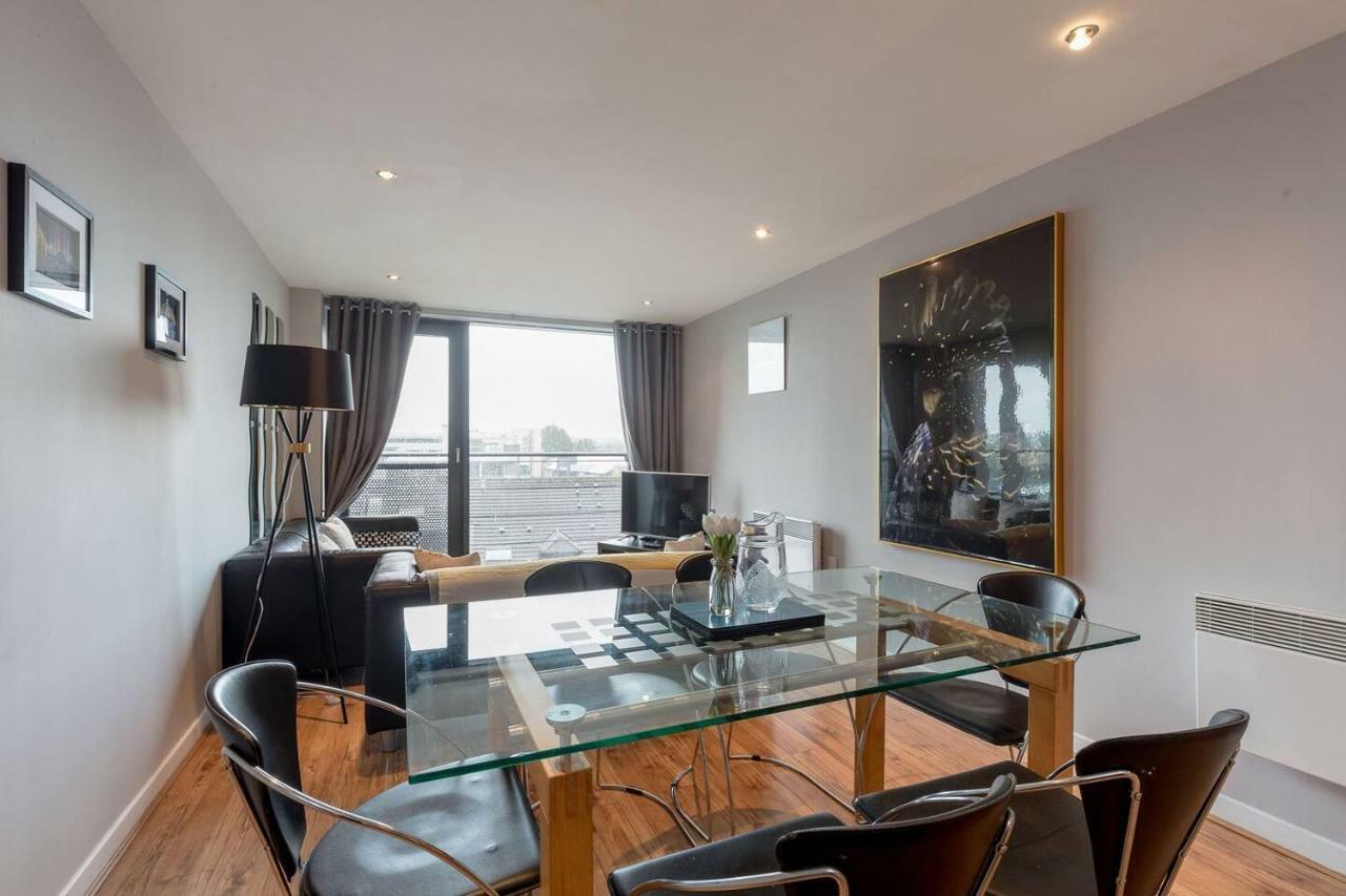 Modern Riverfront Apt. 10 Mins From Hydro/Secc Glasgow Exterior foto